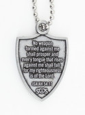 Isaiah 54:17 Shields of Strength Necklace