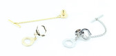 Handcuff Tie Tack - Gold or Silver