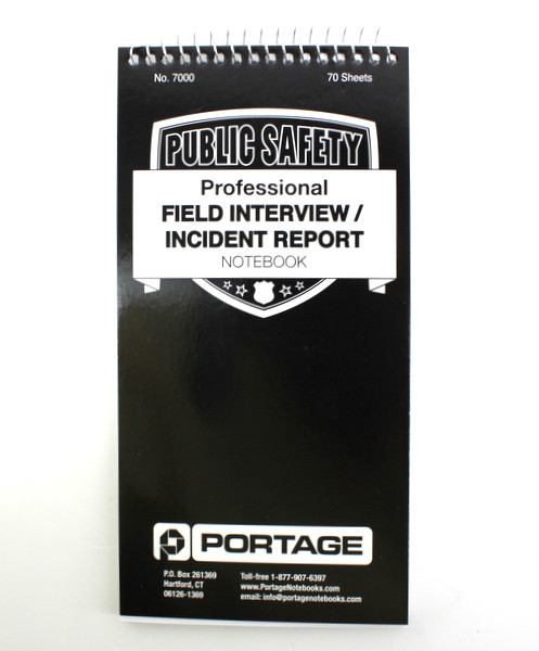 field interview incident report notebook red dog outfitters field incident report
