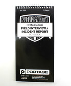 Field Interview / Incident Report Notebook
