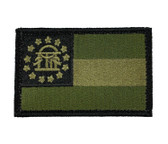 State of Georgia Velcro Flag - OD Green