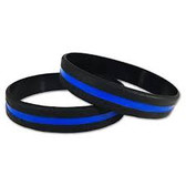 Thin Blue Line Bracelet