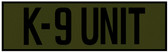 Velcro OD Green K-9 Unit Patch