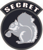 Secret Squirrel Sticker