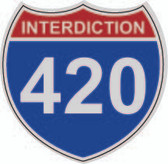 Interdiction 420 Sticker