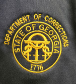 Black Polo with Gold Seal