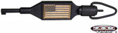 Cuff Key - ZT 100 Swivel Key with USA Flag - Black