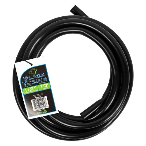 Black Tubing 1/2", 10'