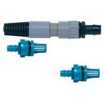 Hydro Flow Gray & Teal Fitting Kit Adapter