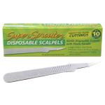 Super Sprouter Sterile Disposable Scalpel - 10/pk