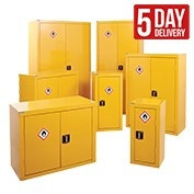 YELLOW COSHH CABINETS