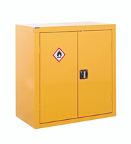 900 X 900 X 460 YELLOW HAZARDOUS COSHH CABINET