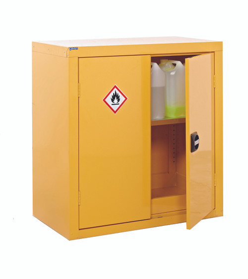 700 X 900 X 460 YELLOW HAZARDOUS COSHH CABINET
