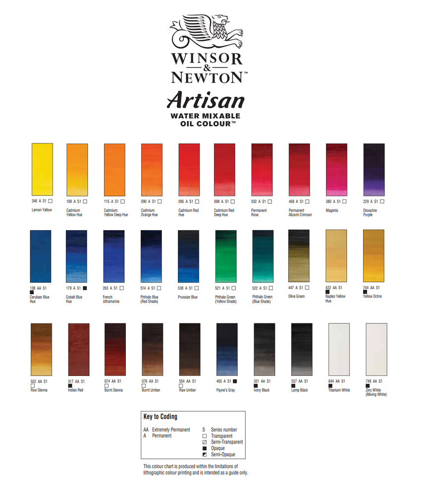 Winsor & Newton Artisan Water Mixable Oil Colour 200ml (OVER 30 OFF) Artistmaterial