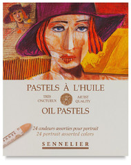 Sennelier Oil Pastel Set - 24 Portrait