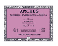 Arches Aquarelle Blocks - Hot Pressed (Satine)