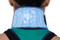 PI120 Pro Ice Neck Ice Wrap, an ice pack to help relieve neck associated with spasm, inflammation, Cervical arthritis or Cervical strain/sprain (whiplash).  Overlay (see-through) View.