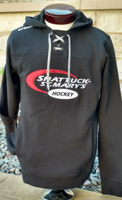 hoodie under hockey jersey