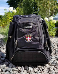 Ogio Metro backpack features back panel side-entry padded laptop pocket, large center storage area. Power cord and mouse storage, internal file sleeve. Weatherproof fleece-lined digital media/audio pockets with headphone exit port,. Adjustable sternum strap, deluxe organization panel.