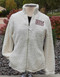 Ladies full zip Sherpa with a flattering design made for feminine contours, it’s the perfect fit for casual chic. Made from 8.9 oz., 100 percent polyester Sherpa, this jacket is sure to bring maximum comfort and warmth to its wearer. And now with pockets, looking cool is even easier with added functionality. 