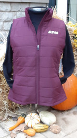 When the weather turns chilly, reach for the Colosseum Women's String Vest. This Shattuck - St. Mary's jacket is a great way to show your loyalty through changing temperatures. With SSM graphics and colors, this jacket is a perfect layer for game days or any day! Stay warm and share your team pride wherever you go.

-100% Polyester, screen printed graphics, full zip front, zippered side pockets.  Packable, pouch included.