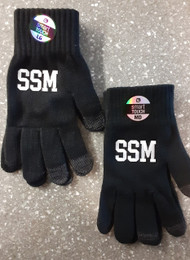 •	Keep your hands cozy and warm while you cheer on the Sabres with SSM embellished iText adult medium size gloves with the ability to text. These Gloves are 82% Acrylic / 12% Spandex / 6 % Wool