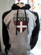 Soccer hooded sweatshirt with screeened center chest  Shield logo. Badger sweatshirt constructed of 9.5 oz. ring-spun 60% cotton/40% polyester construction to remain warm and cozy. Spandex-reinforced, rib-knit cuffs and waistband and two-ply hood with drawcord help keep body heat in and the cold out. Front pouch pocket with a headset opening can be used for storing small personal items or keeping hands warm.