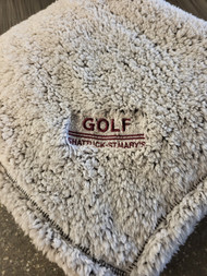 Cozy Fleece, now in a blanket! Ultra-soft meets warmth in this sherpa fleece blanket that is ideal for cooler days when you want to bundle up and get comfy. Embrdoidered with SSM Golf logo.
10.6-ounce linear yard, 100% polyester fleece
Fully hemmed
Dimensions: 50" x 60"