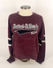 Get ready to show your school spirit with this women's ultra soft loose fit Crewneck cropped sweatshirt. Features Ribbed cuffs and band. Shattuck-St. Mary's Sabres on front with black and white stripes on sleeves. 95% polyester/5% cotton. Available in women's sizes small, medium, large, X-large and XX-Large.