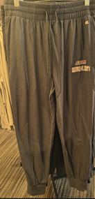 Ultra soft lightweight men's joggers in black. Featuring drawstring waist and cuffed bottoms. Jogger have side pockets and back zippered pocket. 88% polyester/12% spandex. Men's sizes small, medium, large. X-large and XX-large.