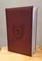 Castelli brand leather journal featuring 1858 Shield logo. 