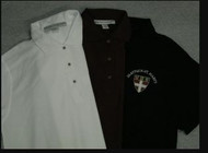 Black Knit Uniform Polo - Women's