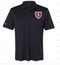 Moisture wicking Adidas Uniform Youth polo shirt in black  Embroidered with new S Shield logo. Available in youth sizes XS-XL.  100% polyester