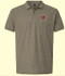 Women’s Gray Port Authority knit polo features embroidered Shattuck S shield. 
65% polyester/35% cotton
