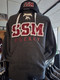 Hooded lace up hockey sweatshirt with screen print logo. 80/20 Blend. Adult  2XL - 3XL.