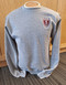 Champion brand gray uniform crewneck sweatshirt. Features embroidered new "S" shield with 1858 on upper left chest. 50% cotton/50% polyester. Available in adult sizes small through 2XL. Champion brand gray uniform crewneck sweatshirt. Features embroidered new "S" shield with 1858 on upper left chest. 50% cotton/50% polyester. Available in adult sizes small through 2XL.