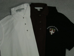 Uniform polo shirts. 