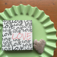 Love Love Love - 5x5 Cafe Mount