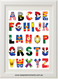 Superhero Alphabet Print