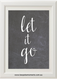 Product image of Let It Go Chalk Print