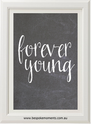 Product image of Forever Young Chalk Print