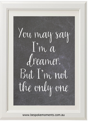 Product image of Dreamer Chalk Print