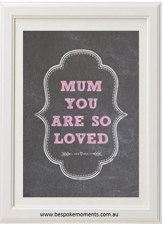 Product image of Mum You Are So Loved Print