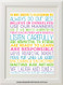Product image of Personalised Classroom Rules Print