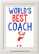 Product image of World's Best Coach Print