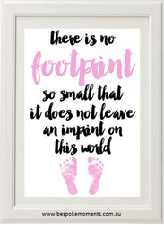 Product image of Pink Footprint Print