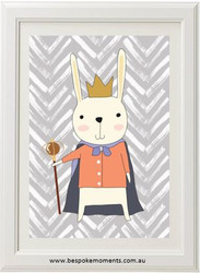 Royal Rabbit King Print