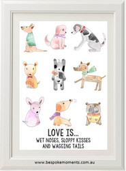 Love Is... Dog Print