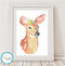 Product image of Deer Flower Crown Print