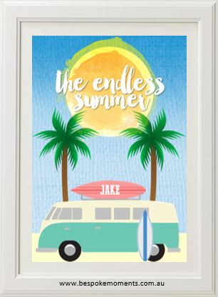 Product image of Endless Summer Name Print